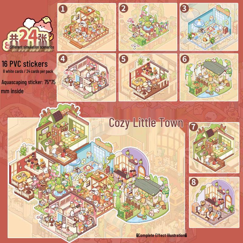 Mr. Paper Fairy Tale Book Series Flat Stickers - DIY Student Fun Pack