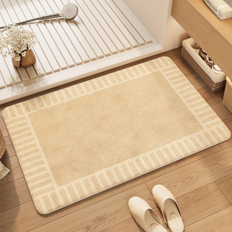 Imitation cashmere bathroom floor mat toilet toilet toilet  doormat