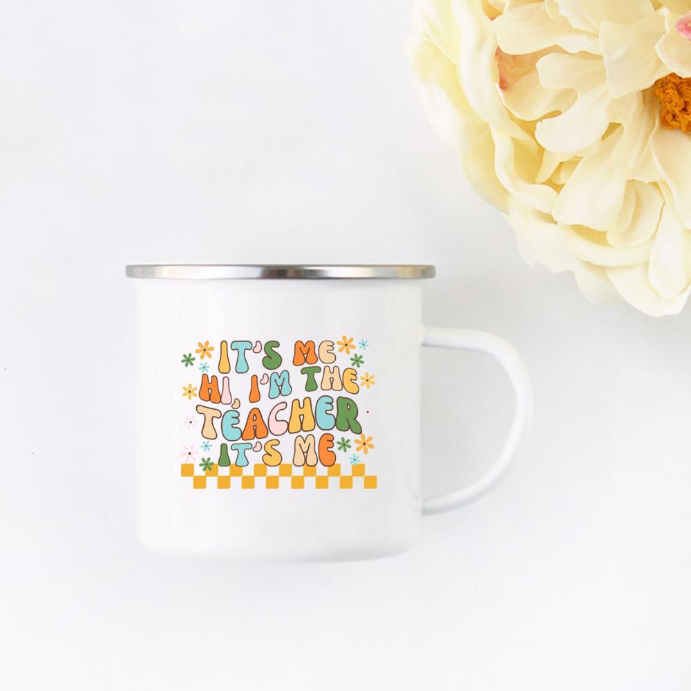 Teach Them Love Them Watch Them Grow Cute Teacher Floral Mug Back To School Teacher Appreciation Gift Teachers's Coffee Cup