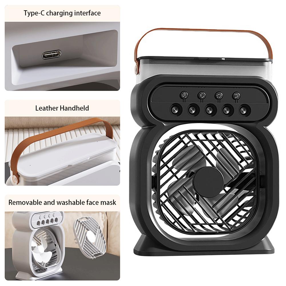 Water-cooled Airs Conditioner USB Removable Cooling Fan For Home/Office