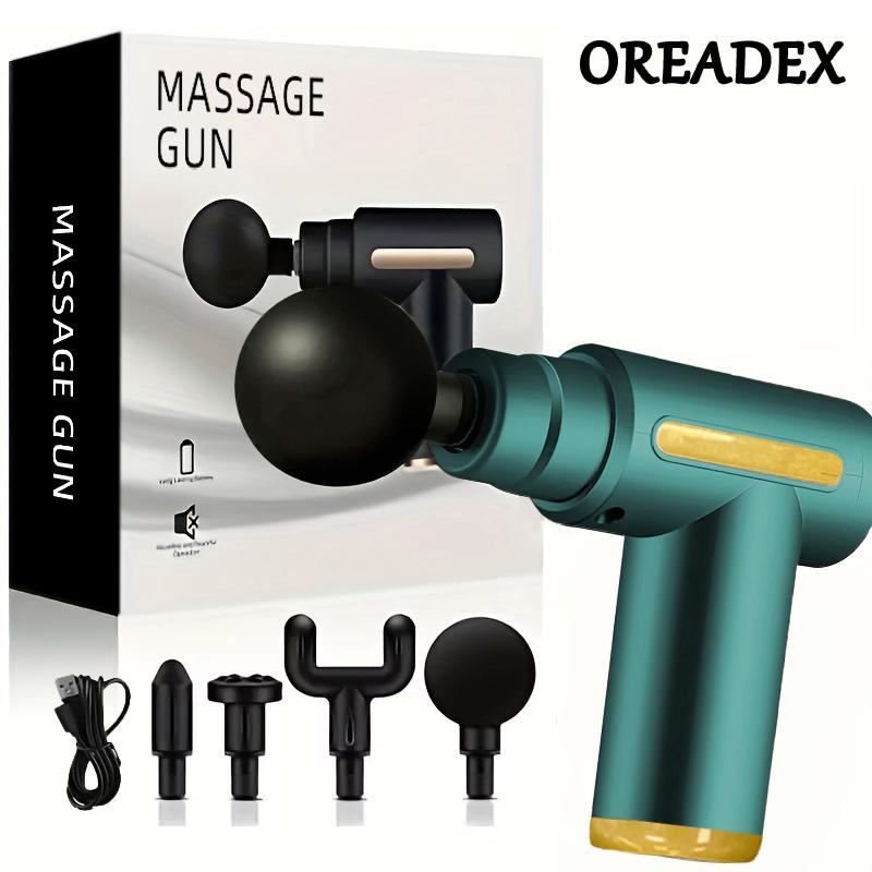Durable And Safe Usb Rechargeable Portable Fascia Gun 6-Speed Handheld Slapping Massager For Body Back Neck Legs - Massage Relaxation Tool