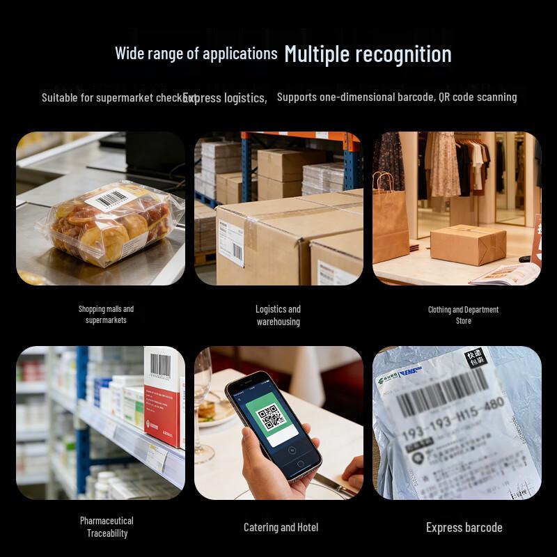 LAEXAN ZH Wireless 1D 2D Barcode Scanner