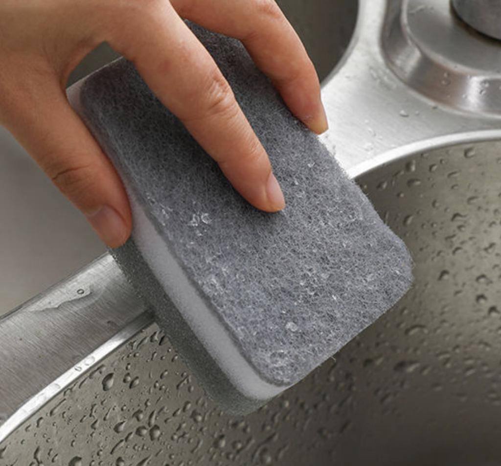 10 Pieces of Double-sided Wiping Cloth, Cleaning Cloth, and Sponge for Kitchen Use