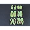 140Cts. Natural Lemon Chrysoprase Oval Cabachon Loose Gemstone 06 Pcs Lot C-2586