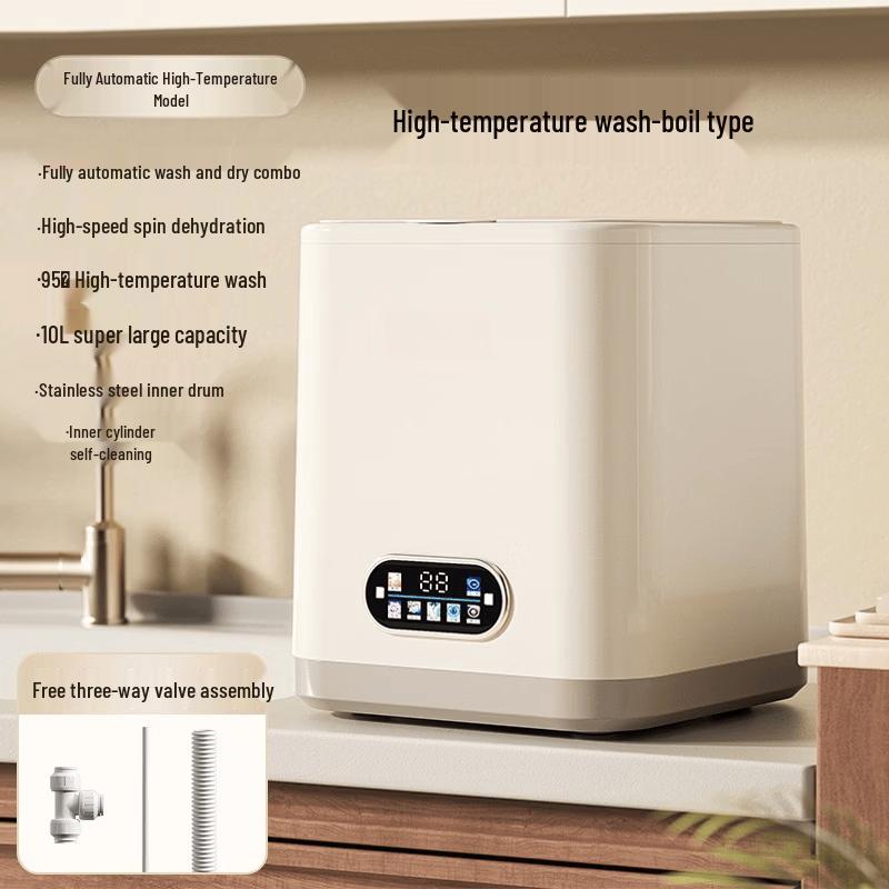 LISM 10L Mini Washer Dryer Combo