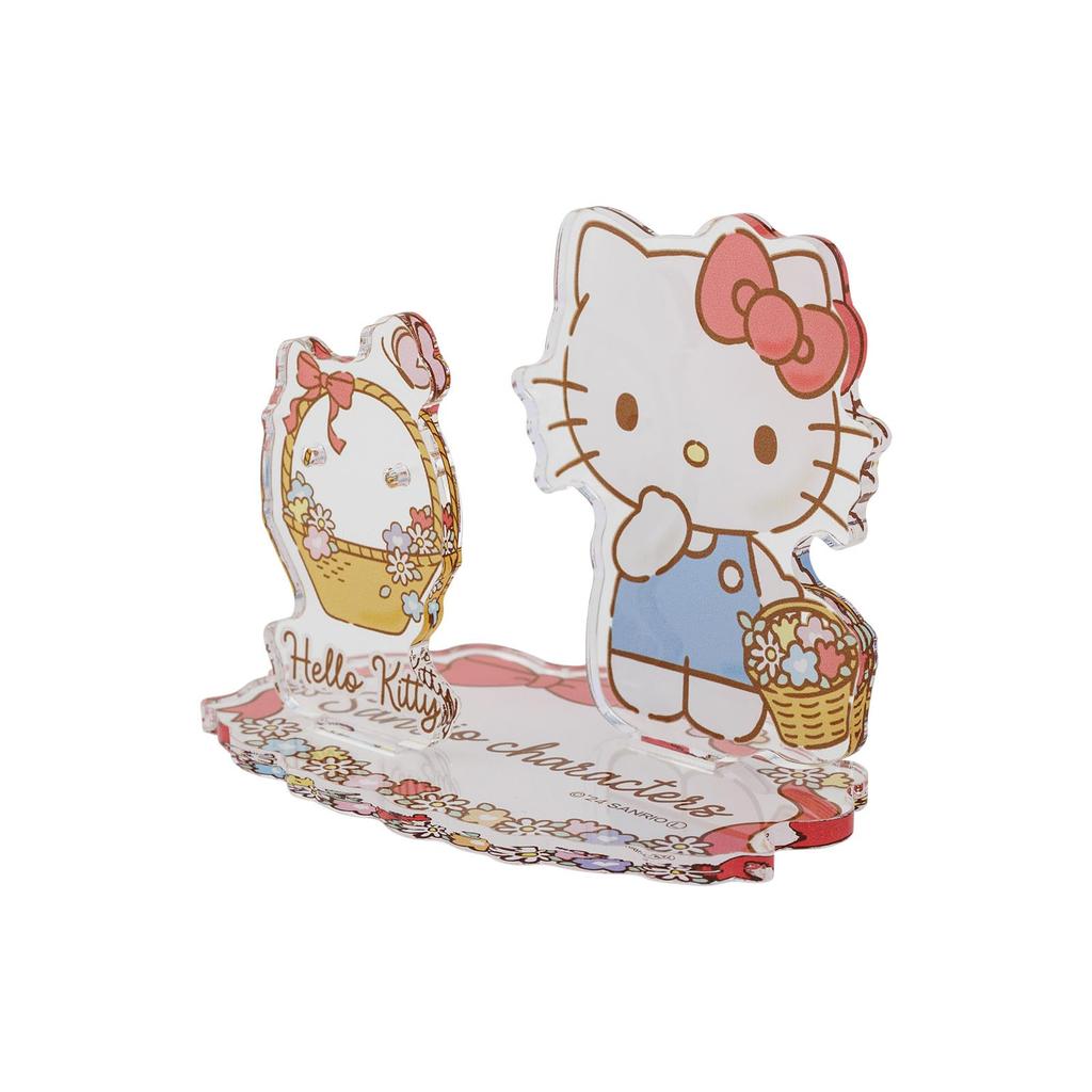 White Clover Hello Kitty Acrylic Stand, Accessory Stand, Sanrio Characters Acrylic Display Stand, Necklace Stand, Earring Stand, Ring Stand