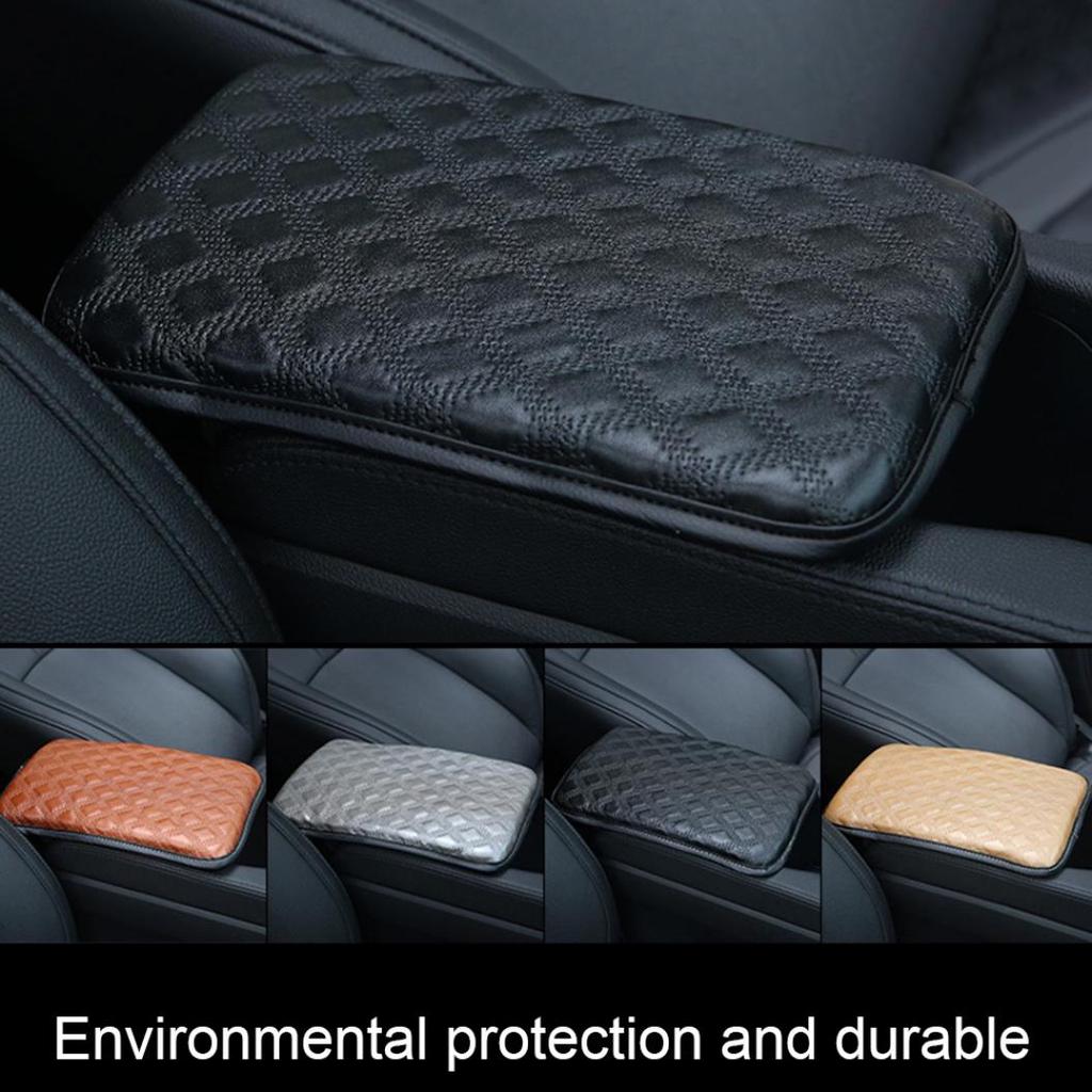 Vehicle Center Console Armrest Cover Pad Stylish Pattern Design Car Armrest Cover for Most Car Universal Fit Soft Comfort Center Console Armrest Cushion for Car