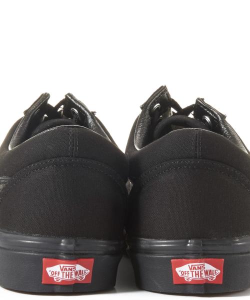 [Vans] Old Skool - (Canvas) Black:Black VN000D3HBKA1