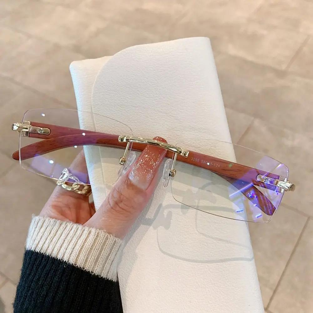 Trendy Punk Sunglasses Rimless Sun Glasses For Men Women Fashion Uv400 Driving Shades Frameless Gradient Eyewear Sunglass Man