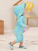 Kids' Cute Quick-Dry One-Piece Swimsuit: Long Sleeve, Sun Protection for Boys, Girls, Infants & Toddlers