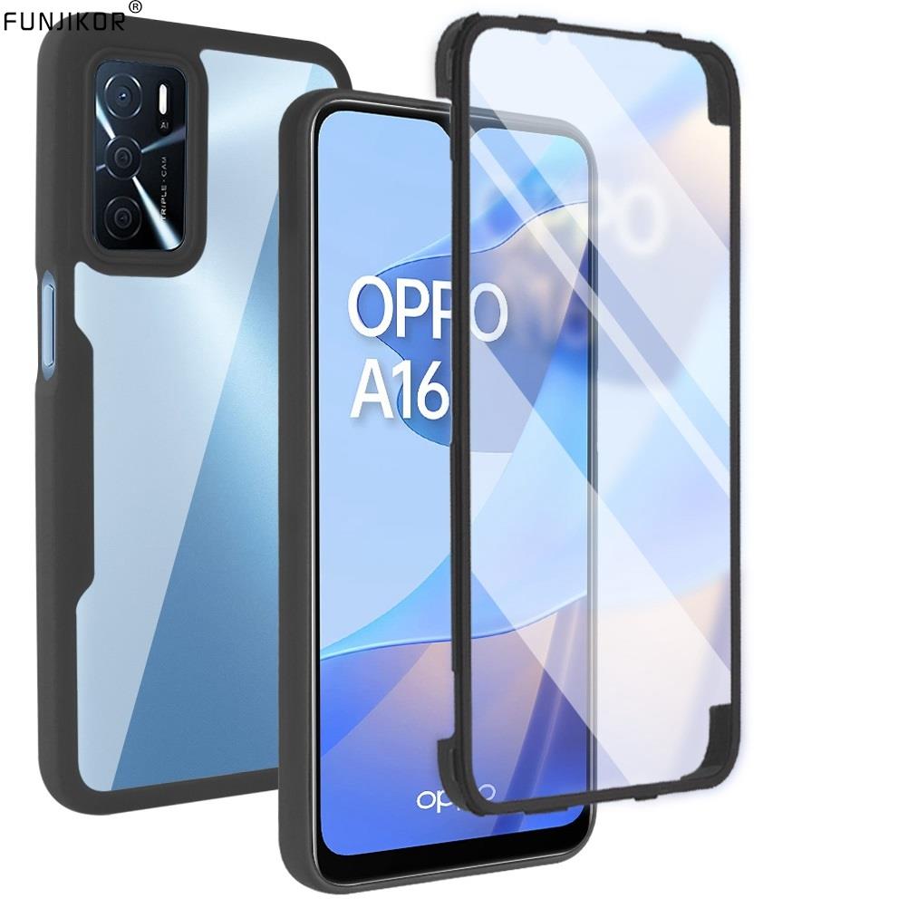 360 Full Body Case For OPPO A54S A16 A15S A16S A92S A74 A53S A55 A93 A9 A72 Coque Funda Realme 8i 8 Pro C21Y C25Y C21 C25