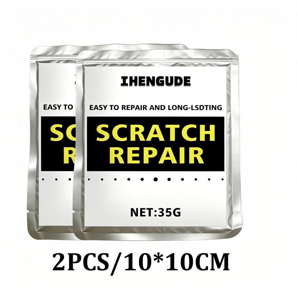 2-teiliges Set Nano-Flash-Tuch, Magisches Autolack-Kratzer-Reparaturtuch, Poliertuch für Metalloberflächen am Auto, Kratzer-Reparaturwerkzeug und Reinigungszubehör