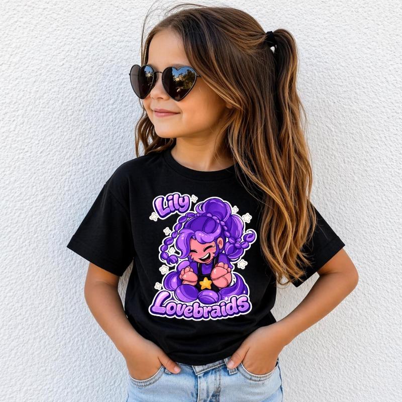 Youth and Adult Lily Lovebraids Tshirt, Poppy Playtime Fan Gift, Poppy Playtime 5 Kids T-Shirt, Horror Game Shirt