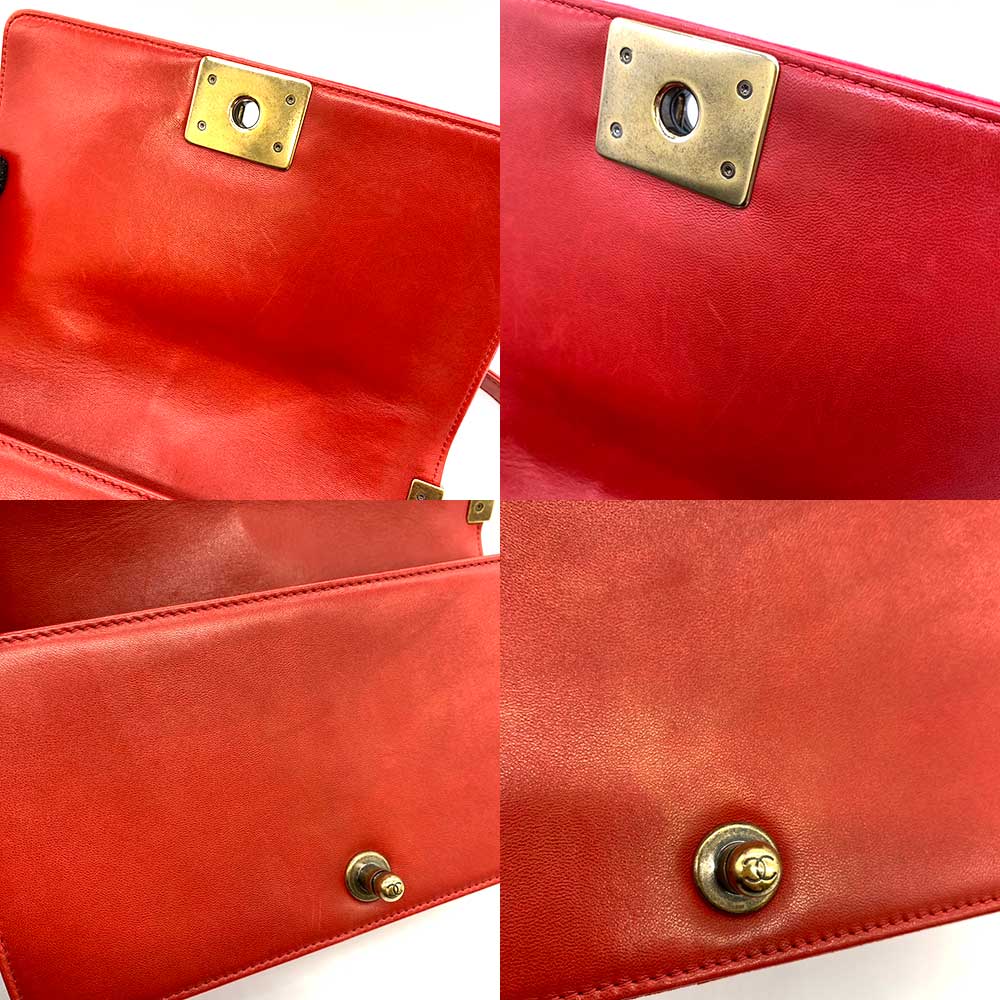 Used CHANEL Boy chanelShoulder Bag Velor Women