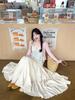 2026 Spring/Summer Women's Floral Chiffon Sun Protection Set: V-neck Tank Top with Cardigan
