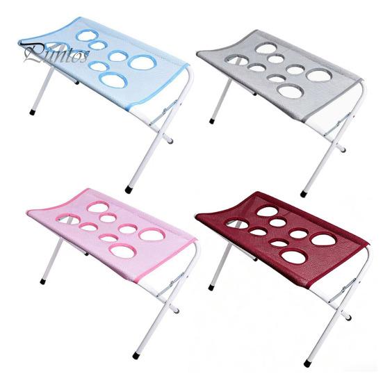 Foldable Pet Bath Stand Dog Grooming Hammock Stand, Cat 8-Hole Small Bathing Assistant Washing Station for Medium Dogs, Nail Trimming And Harness