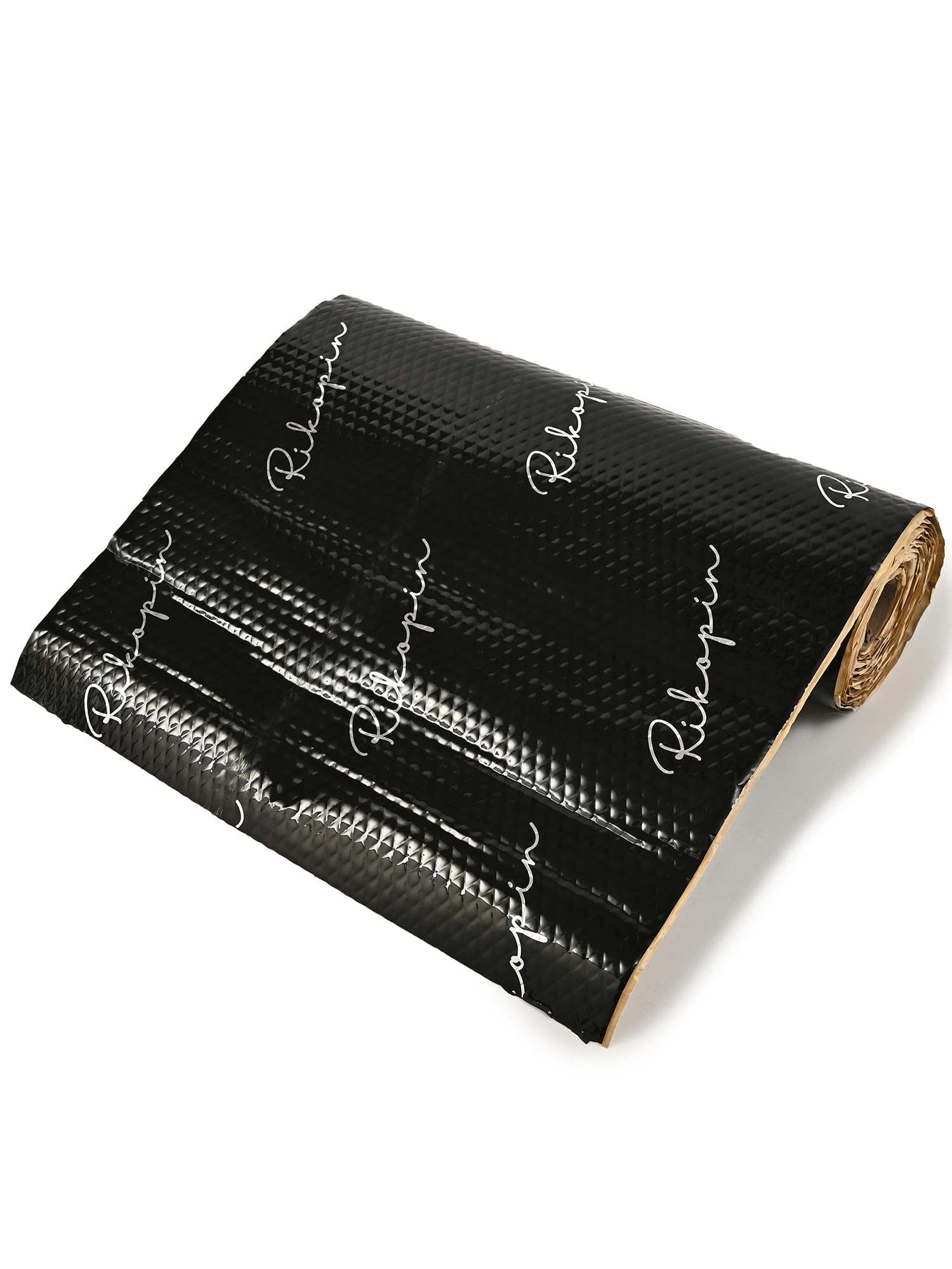 

Rikopin Sound Deadening Sheet Heat Insulation Soundproofing Sheet for Automotive Sound Thick x 46cm Wide x 5m Long Lattice (5m) - Vibration-Dampening