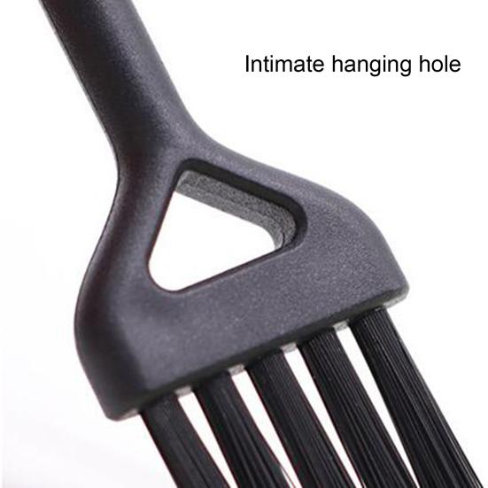 4Pcs Manual Keyboard Brush Ergonomic Long Handle Garlic Coffee Machine Cleaning Brush Household Supplies