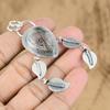 Natural Black Rutile Gemstone Jewelry 925 Sterling Silver Pendant For Girls