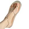 fashion New Flat Fashion New Gold Narrow Band Flat Sandals Summer Elegant Flip Flops Shoes for Women Open Toe