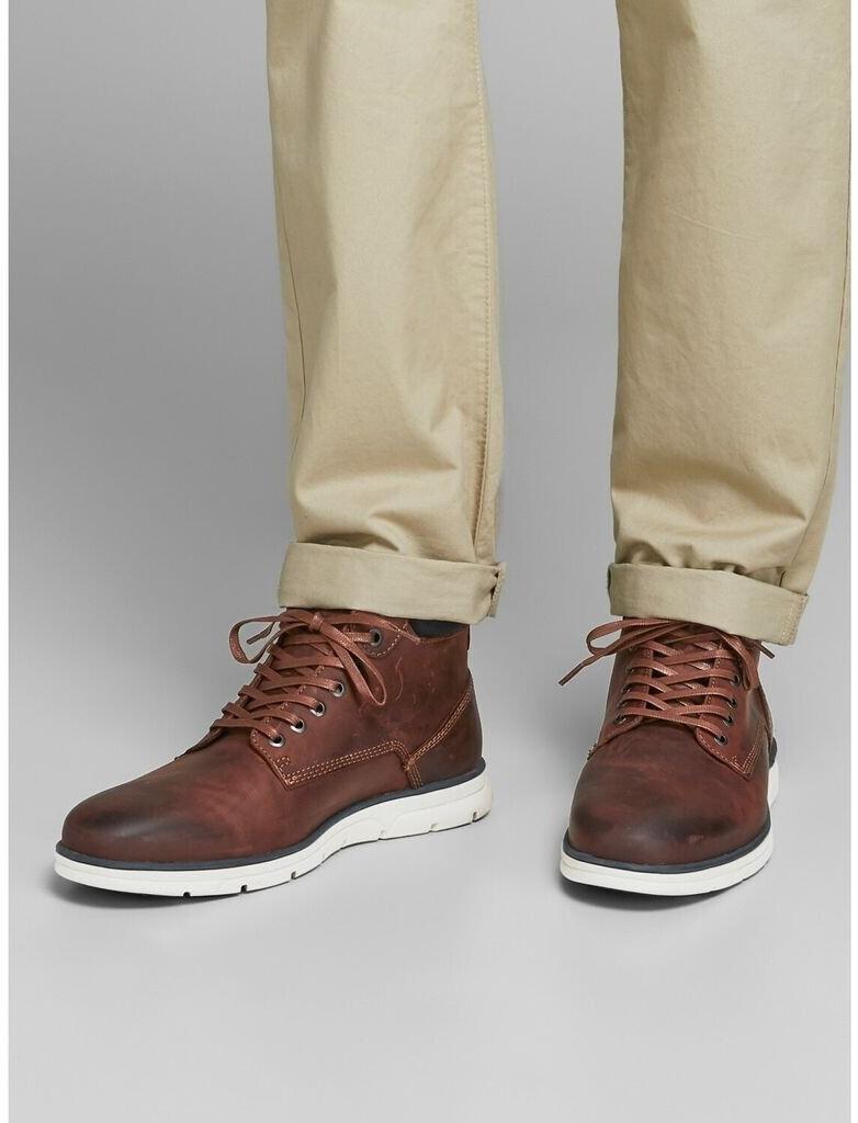 Boots Jack & Jones Leather Boots (12159513) Cognac