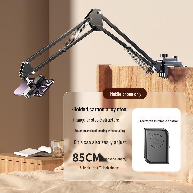 Adjustable Desktop Phone Holder: Bedside TV Arm for Dorms and Streaming