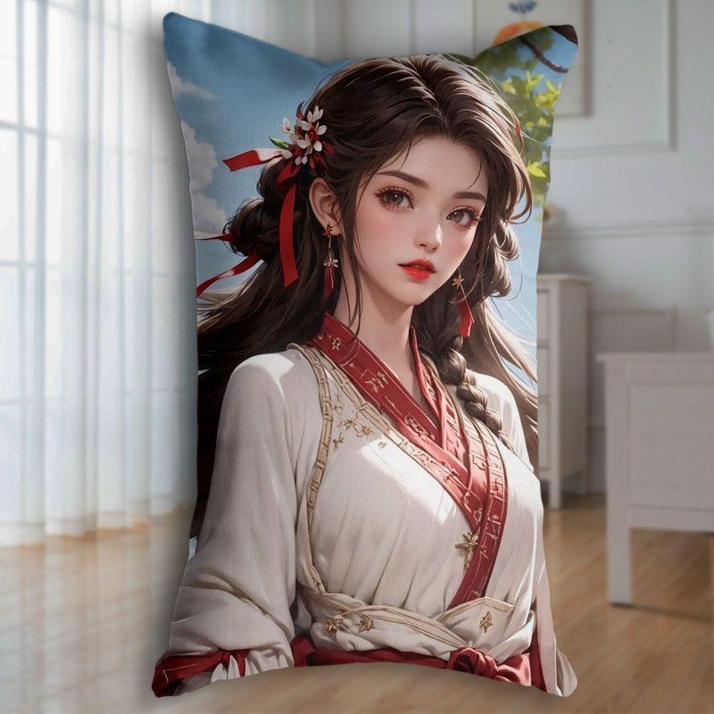 Anime Student Dormitory Room Bedroom Sleeping Pillow Sofa Decorative Cushion