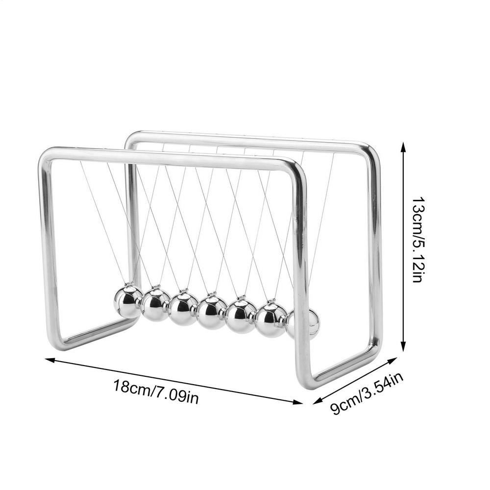 

Балансировочные шары Newton Cradle Small Size Perpetual Motion Physics Science Desktop Fidget Toys для взрослых и детей Творческий подарок