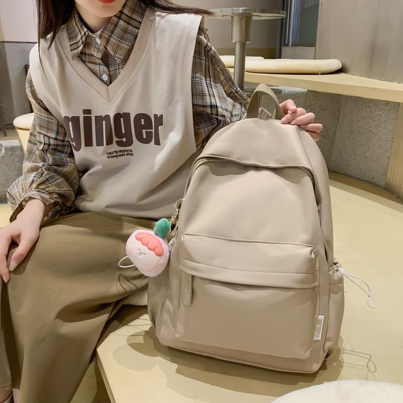 

Small fresh schoolbag cute junior high school students, middle school students, primary school students, grades 3 to 6 girls, light backpack backpack single pack хакі