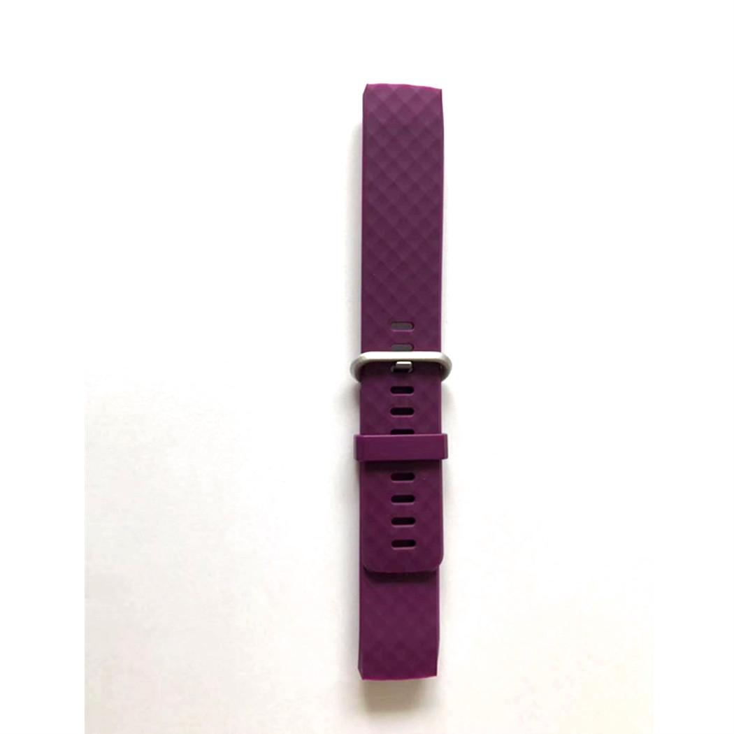 

Flexible TPU Wristwatch Band for Fitbit Charge 4/3 Dark Purple