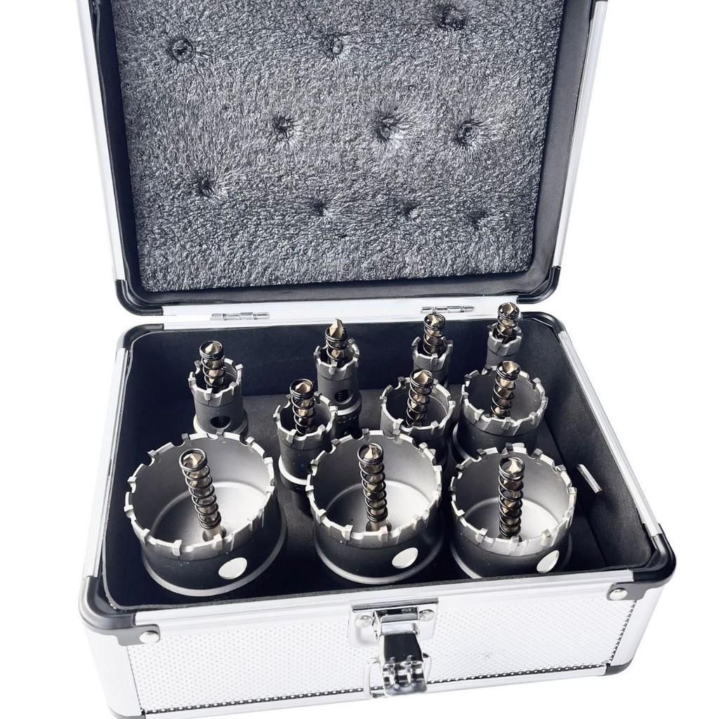 Unika TCT Carbide Hole Saw - Thickened Alloy Metal Reamer & Stainless Steel Drill Bit.