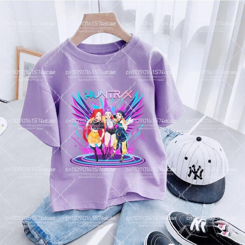 Kawaii Shirt Capybara Graphic Kids Tshirts Summer Short Sleeve Tees Cartoon Animal Boys Girls Clothes Tops Y2K Children T-shirt