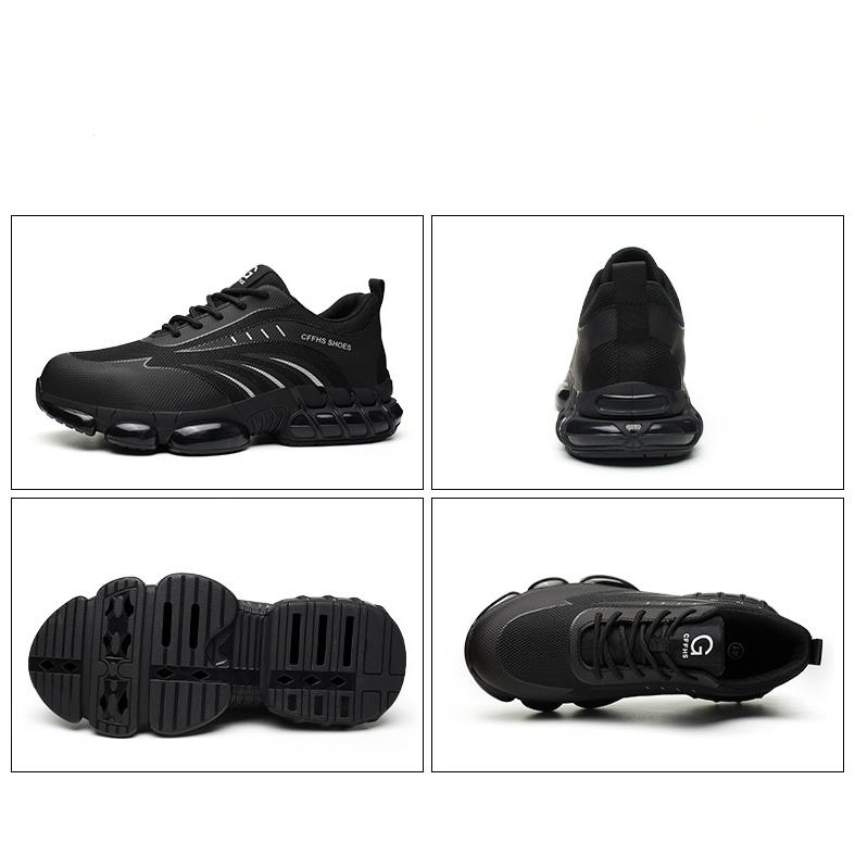 Pantofi de siguranță pentru bărbați Pantofi de muncă anti-spărtură Anti-punctură Respirabili Pantofi de muncă ușori Indestructibili