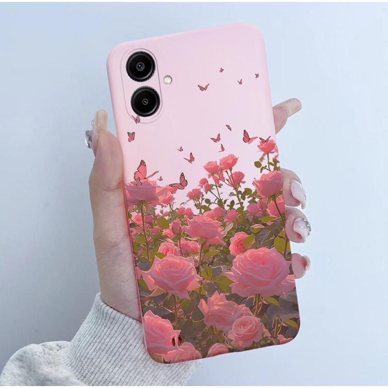For Samsung Galaxy A06 Casing A065 SM-A065F A06 4G GalaxyA06 Cover Cute Astronaut Panda Flowers Pattern Candy Soft Silicone Case