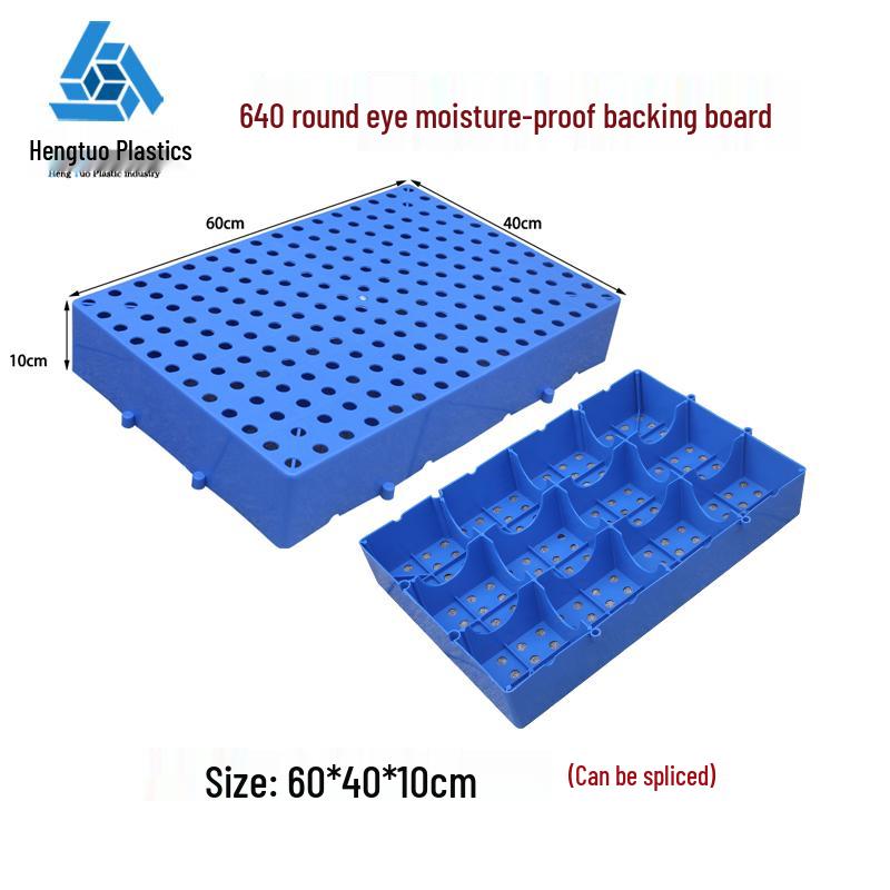 Moisture-Proof Interlocking Plastic Pallet Tray for Warehouse Storage