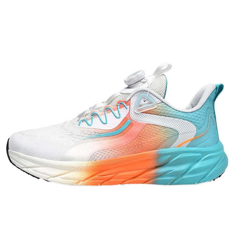 Summer sports shoes new rotating buttons lightweight shock-absorbing running shoes large size couple casual shoes fashion trendy shoes