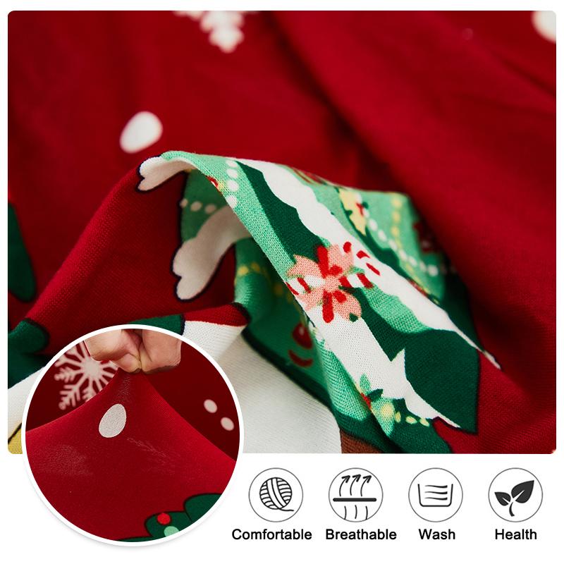 Christmas Sofa Protective Covers Living Room Elastic Living Sofa Slipcover Stretch All-inclusive Dining Chair Slipcover Couch Cover 1/2/3/4 Seater
