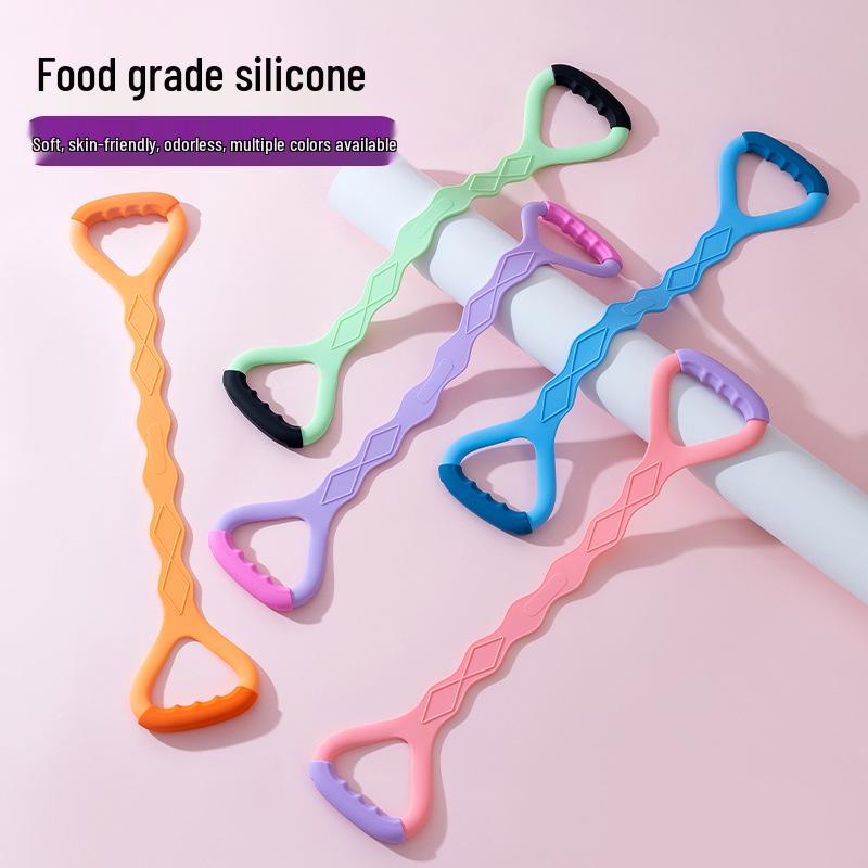 8-Shape Silicone Shoulder Opener Yoga Elastic Band for Fitness