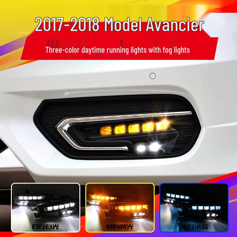 LED Daytime Running Lights for 2017 Honda Avancier - Original Fog Light Modification