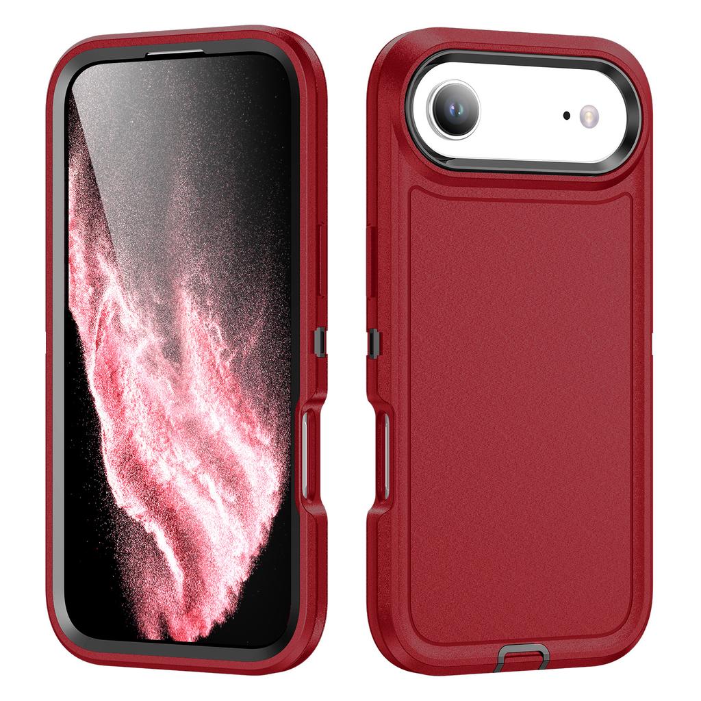 For iPhone 17 Air Case PC+Silicone+EVA 3 in 1 Shockproof Phone Cover