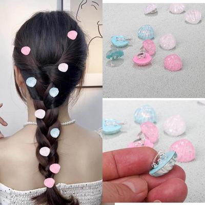 Muschel-Haarspange im koreanischen Stil für Erwachsene & Kinder - Mini-Meeresleben-Haaraccessoire