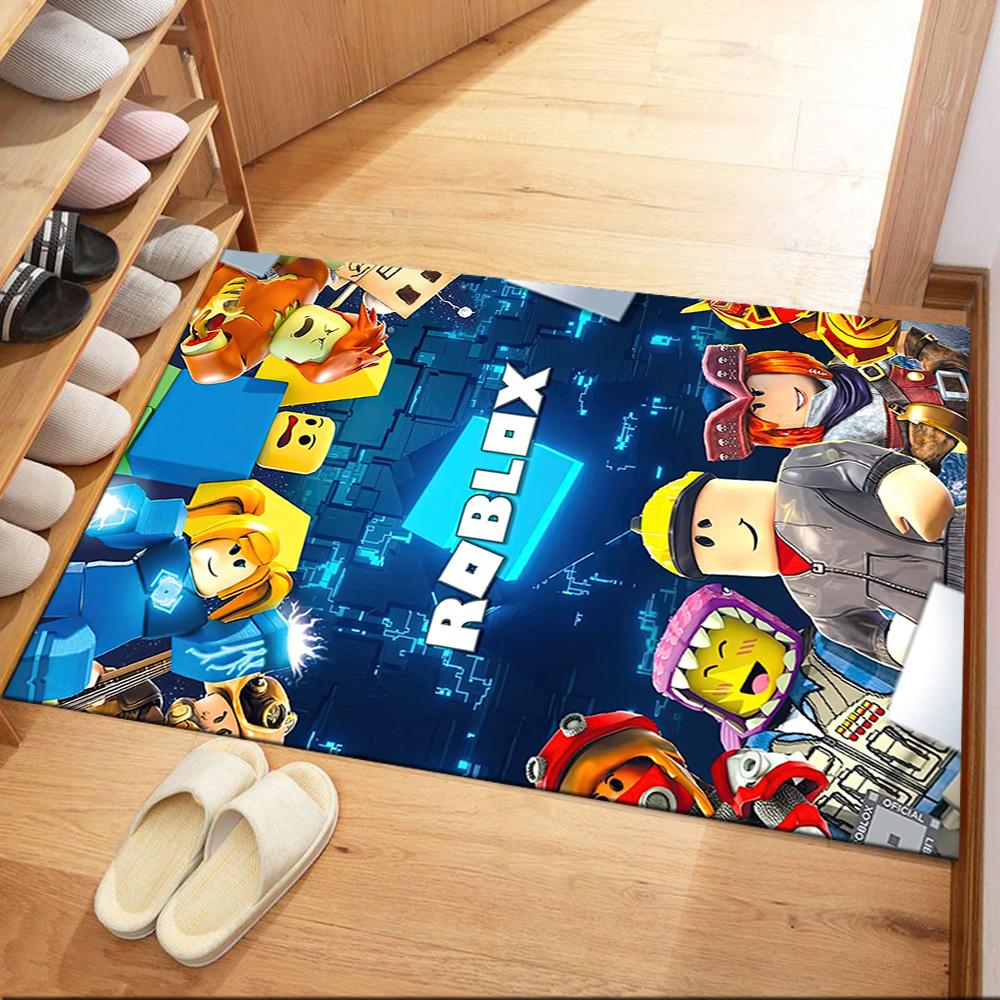 Roblox: Digital Adventure Square rugs are a great choice for living rooms, bedrooms, home décor, and as gifts.