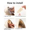 Silicone Gel Heel Cups Anti Pain Shoe Heel Stickers Insole for High Heels Heel Protector Pad Inserts Shoe Size Reducer for Women