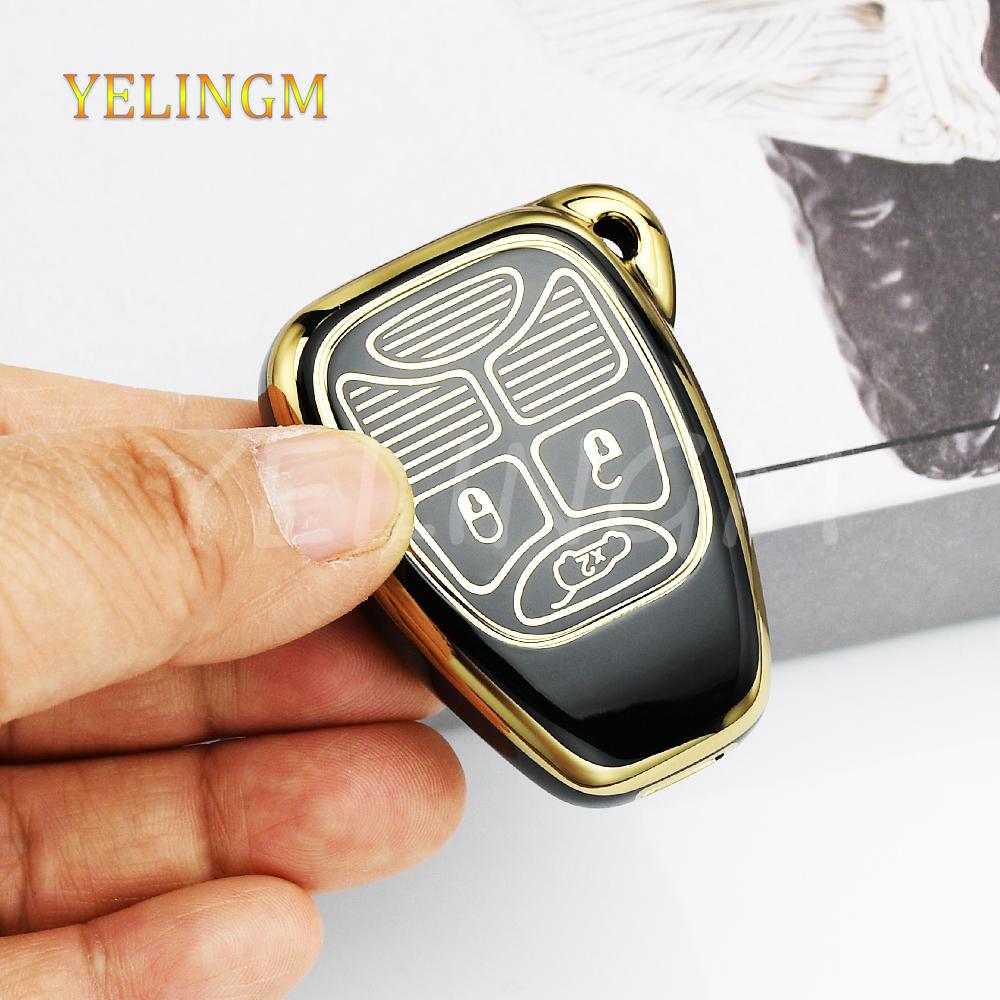 Car Key Case Cover For Jeep Renegade Grand Cherokee Chrysler 300 Pt Dodge Jcuv Caliber Nitro Wrangler Compass Patriot Liberty