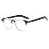 New Square Meter Nails Fashionable Square Flat-light Mirror Trendy Lens Frame Transparent Glasses