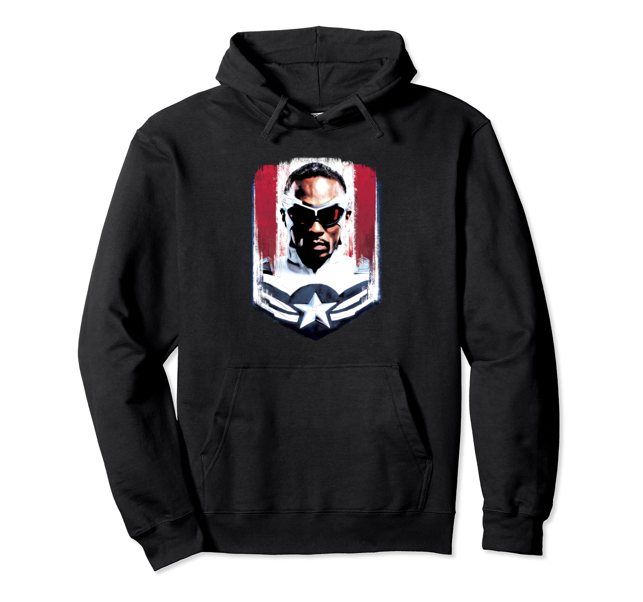

Marvel Falcon Winter Soldier Sam Captain America Portrait Hoodie