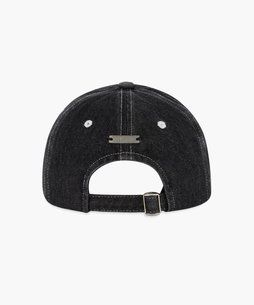 HDEX Washed Stitch Denim Ball Cap (Black)