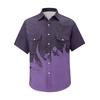 Men'S Fashionable Lapel And Shoulder Length Short Sleeved Casual Top