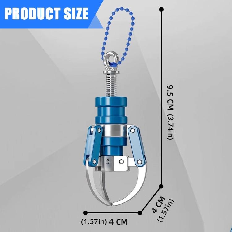 Kreativní klíčenka se zamykacím drápem ABS Stroj na panenky Uchopovací klip Klíčenka Přenosný Stlačovací design Hračka Dárek Vhodné pro každodenní použití