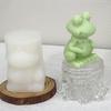 Cute Big Frog Shaped Silicone Molds Hand-made Soap Scented Candle Mould Nonstick
